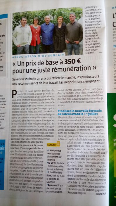 Un prix de base à 350 Euros